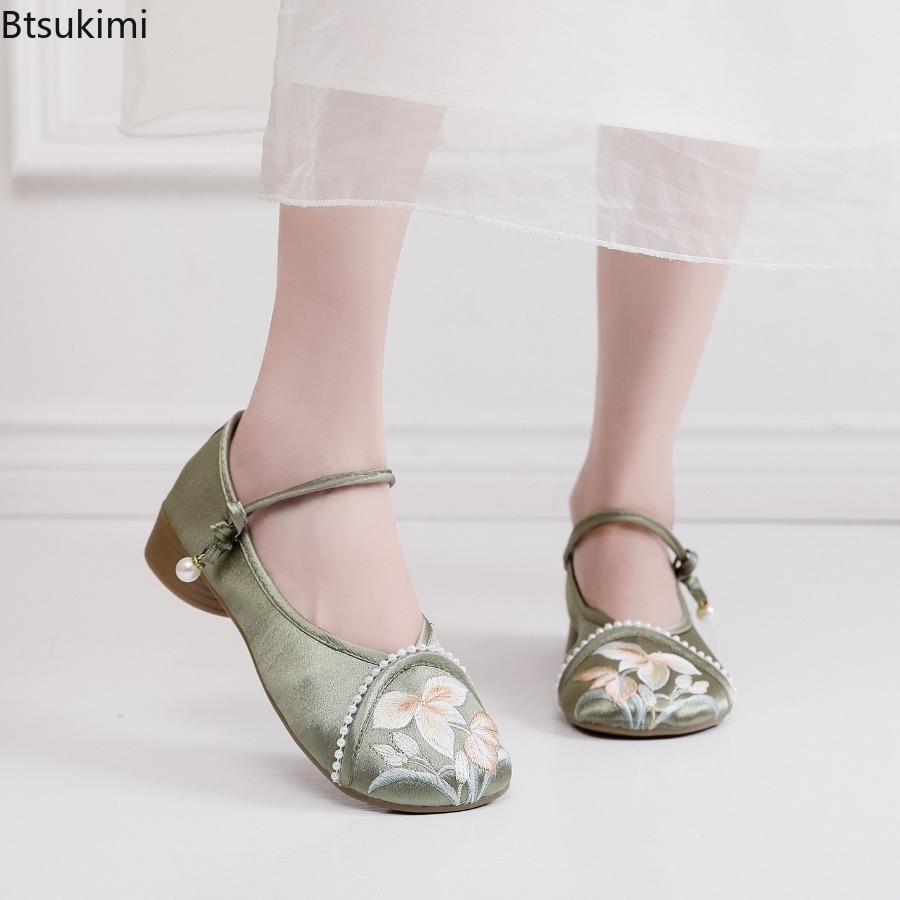 Ethnic Fashion Women - Chaussures pour femmes à talons bas