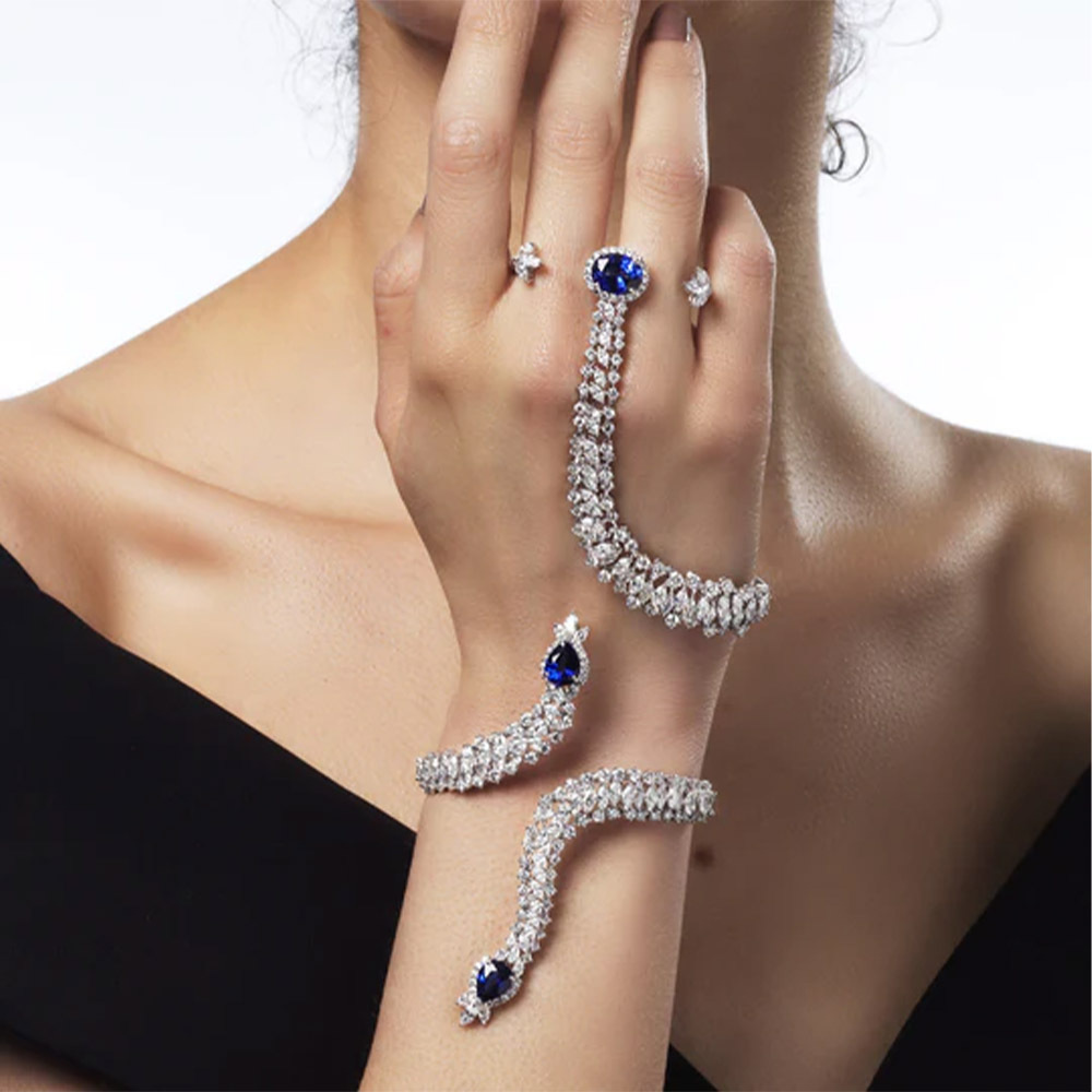 Ethnic Fashion India - Stonefans-Bracelet en forme de salle de