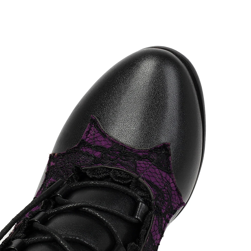 Bottines à talon bloc de 8 cm, - Ethnic Fashion Women avis et prix