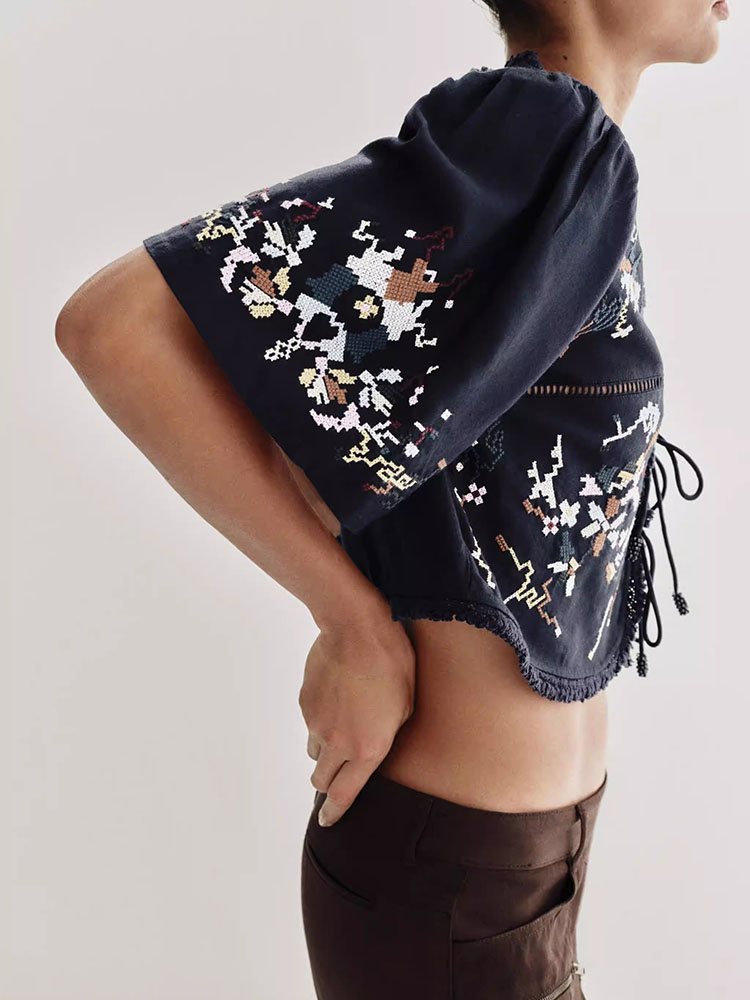Nouveau haut d'été pour femmes - Ethnic Fashion Design avis et prix