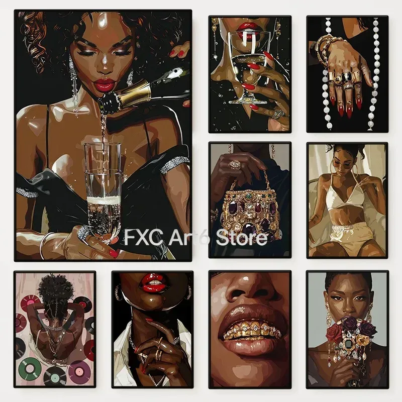1PC Affiche Murale Moderne San - Ethnic Modern Fashion avis et prix